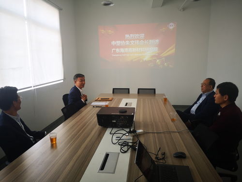 立足高端 追求卓越 奋力打造世界一流高分子新材料研发机构 —— 中国塑协朱文玮理事长调研广东海湾高新材料研究院